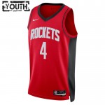 Maillot NBA Houston Rockets Jalen Green 0 Nike 2022-23 Icon Edition Rouge Swingman - Enfant